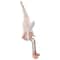 Northlight; 32" White & Pink Sitting Easter Bunny Gnome Figure; Category:Spring Tabletop Decor; Image:4